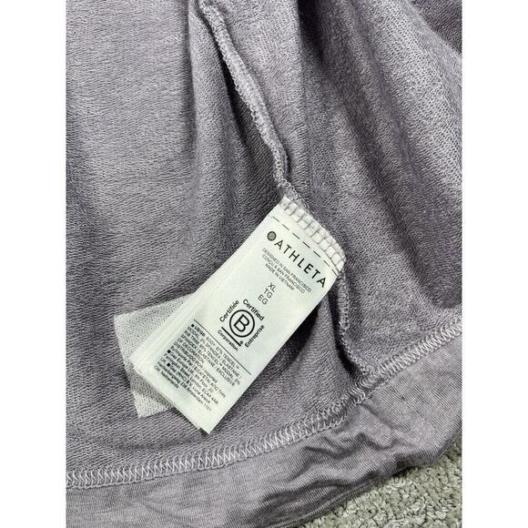 Athleta Lavender Studio Wrap Open Front Cardigan Sweater Size XL - Picture 3 of 6